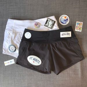 2 Lululemon shorts